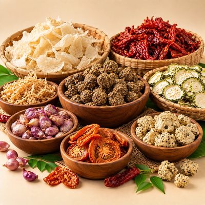VilFresh sun-dried vathal and vadagam
